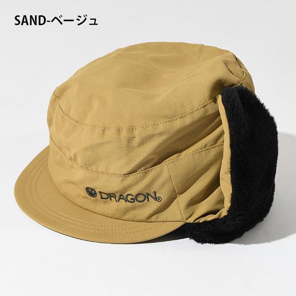 ドラゴン（DRAGON） キャップ メンズ FLAP CAP ロゴ CAP 帽子 ぼうし