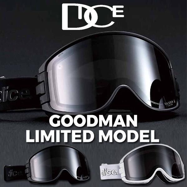 DICE（ダイス） 2026-2027冬新作 スノーゴーグル GOODMAN グッドマン