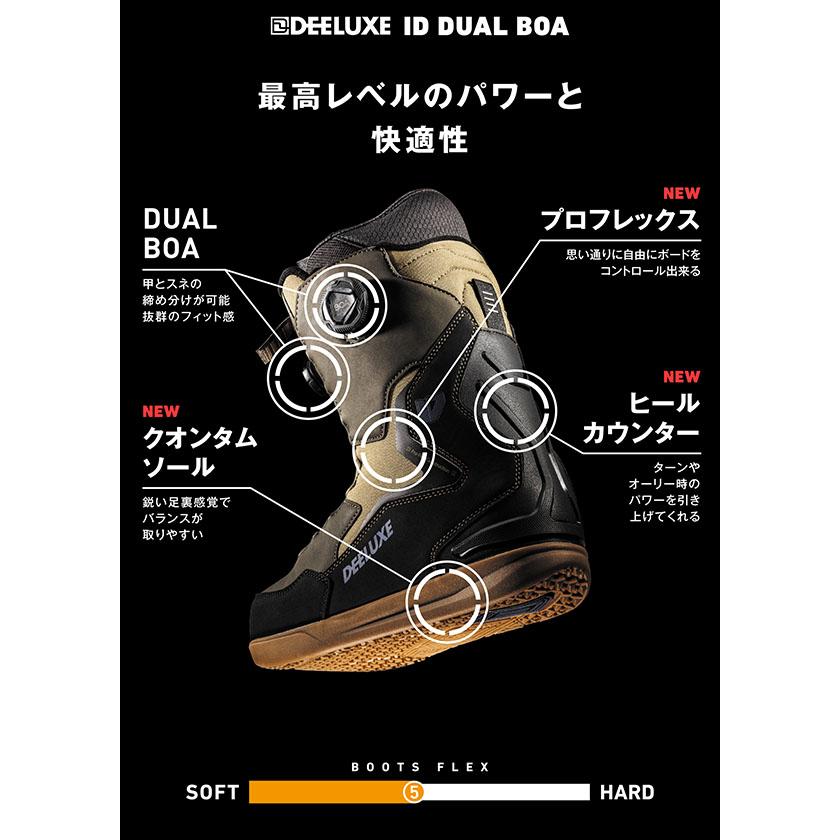 DEELUXE（ディーラックス） スノーボード ブーツ ID DUAL BOA S3 ボア