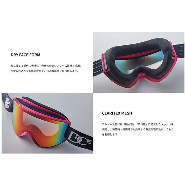 DICE スノーゴーグル ダイス SHOWDOWN ショーダウン 調光 グレイ