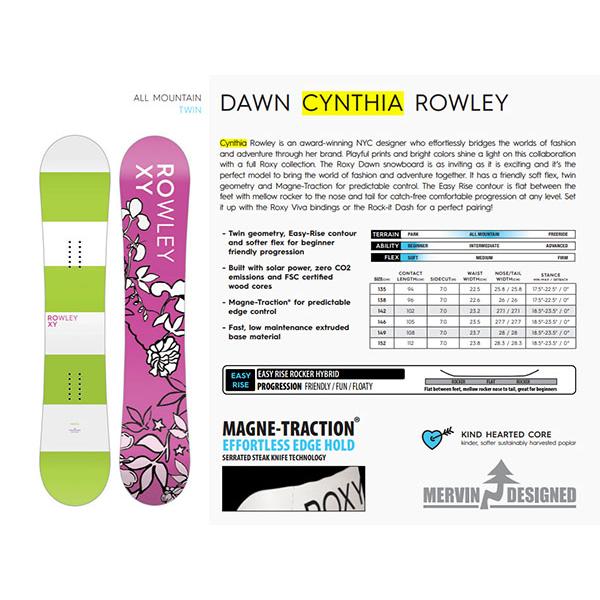 ROXY（ロキシー） 35%off ラスト1本 138cm 板 スノー ボード DAWN