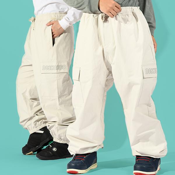 DC ディーシーシューズ　スノーボードウェア パンツ  CARGO DC SHOES（ディーシーシューズ） ラスト1点 Lサイズ カラーホワイト 40