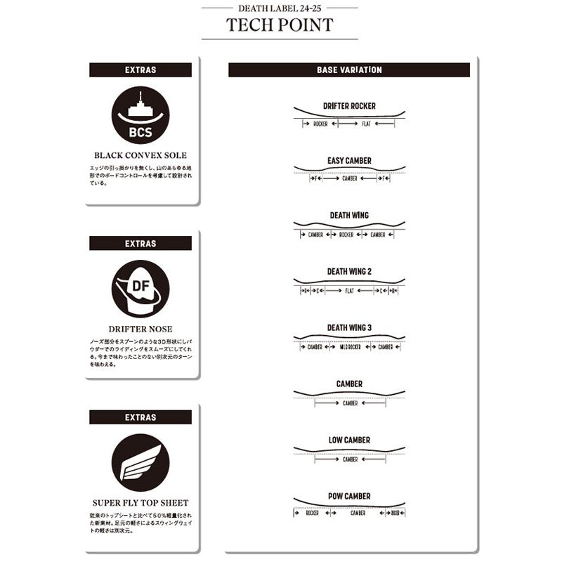 DEATH LABEL 35%off ラス1 153 のみ スノー ボード 板 デスレーベル