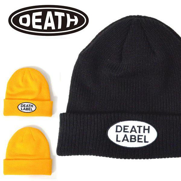 40%off ゆうパケット対応可能 DEATH 独創的 ついに再販開始 LABEL デスレーベル ビーニー スノーボード 帽子 ニット帽 ニットキャップ CAP BEANIE