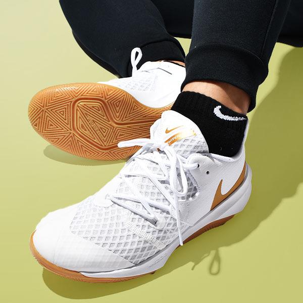 正規取扱店 数量限定 ナイキ バレーボールシューズ メンズ レディース Nike Hyperspeed Court Le ハイパースピードコート ホワイト 21秋新作 Dj4476 170 高級な