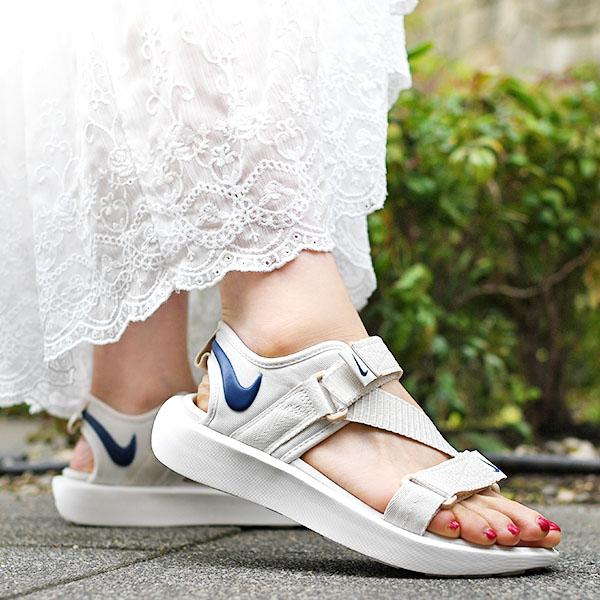 Nike ネイビー ホワイト スポーツサンダル NIKE（ナイキ） 18%off サンダル レディース ビスタ サンダル
