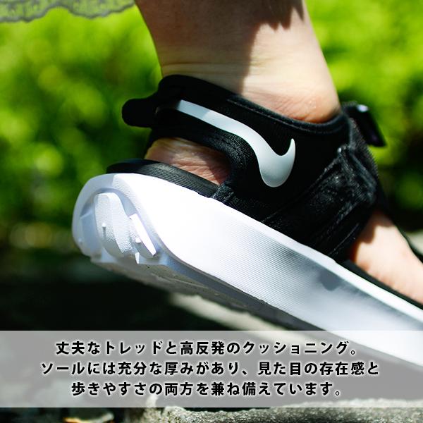 NIKE ブラック クロスストラップ スポーツサンダル 24センチ NIKE 【動画あり】期間限定 32%off ナイキ サンダル レディース