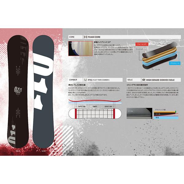 011 ARTISTIC（ゼロワンワンアーティスティック） スノーボード 板 011