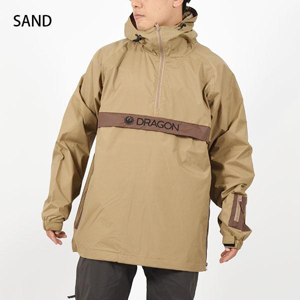 DRAGON JACKET スノーボード　ウェア ドラゴン（DRAGON） アノラックジャケット ANORAK RAGLAN ナイロン 撥