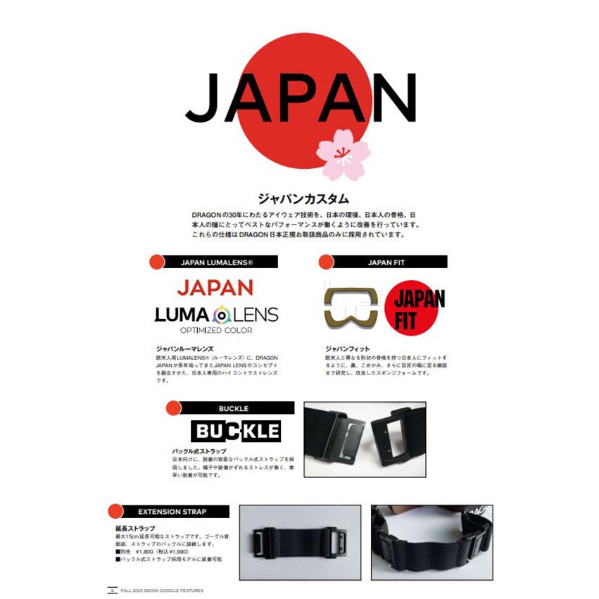 ドラゴン（DRAGON） ゴーグル D1 ディーワン ジャパンフィット 全天候