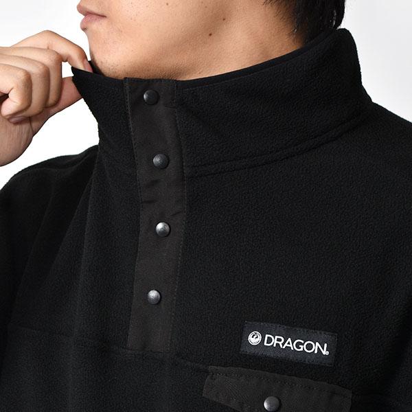 45%off プルオーバー フリース DRAGON ドラゴン PULLOVER FLEECE メンズ フリース ジャケット スノー スノーボード スノボ | ドラゴン | 10