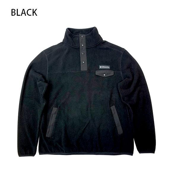 45%off プルオーバー フリース DRAGON ドラゴン PULLOVER FLEECE メンズ フリース ジャケット スノー スノーボード スノボ | ドラゴン | 01
