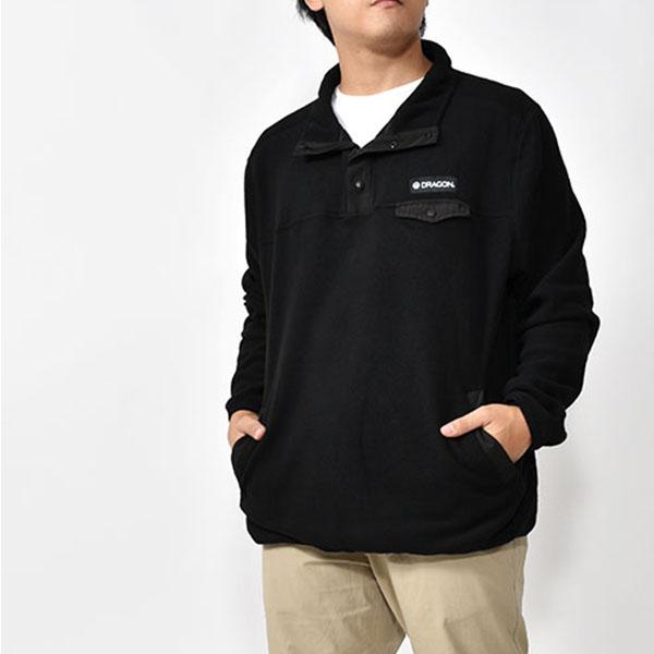 45%off プルオーバー フリース DRAGON ドラゴン PULLOVER FLEECE メンズ フリース ジャケット スノー スノーボード スノボ | ドラゴン | 04
