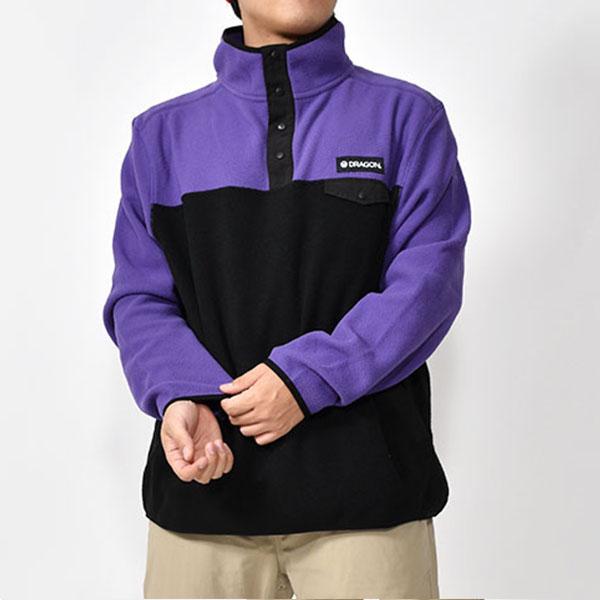 45%off プルオーバー フリース DRAGON ドラゴン PULLOVER FLEECE メンズ フリース ジャケット スノー スノーボード スノボ | ドラゴン | 06