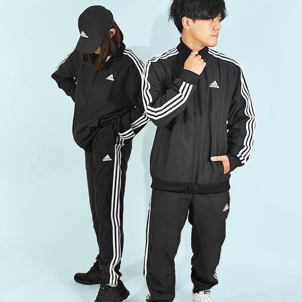アディダス メンズ レディース ジャージ 上下セット adidas M 3S 