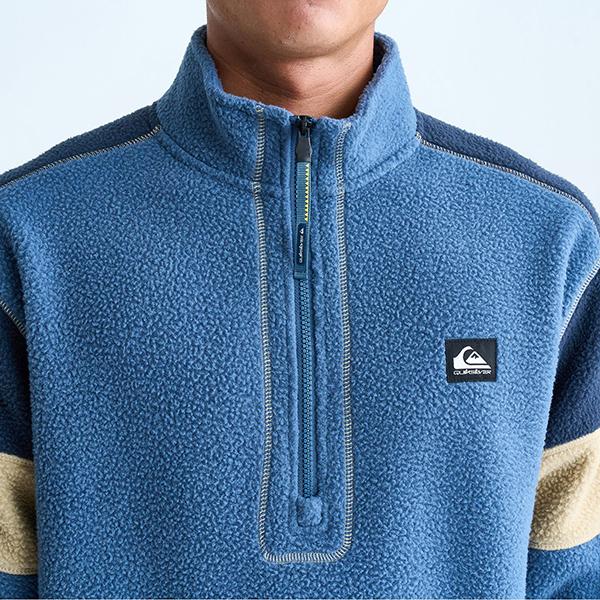 35%off ラスト1点 Mサイズ ハーフジップフリース QUIKSILVER クイックシルバー メンズ FLEECE 長袖 フリース  スウェット スエット スノー アウトドア_3