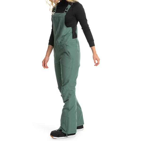 スノーウェア ROXY ロキシー レディース スノービブパンツ グリーン系  