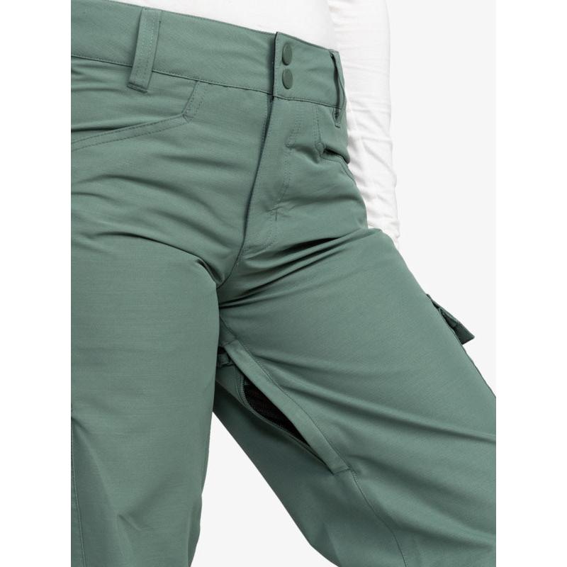 ラスト1点 Mサイズ 45%off スノーウェア ROXY ロキシー スノーパンツ レディース グリーン系 JOURNEY PANT スノーボード スノボ スキー スノー ウェア パンツ_4