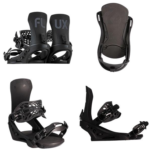 EM スノーボードビンディング Mサイズ　 ブラック FLUX BINDINGS（フラックスバインディング） FLUX フラックス