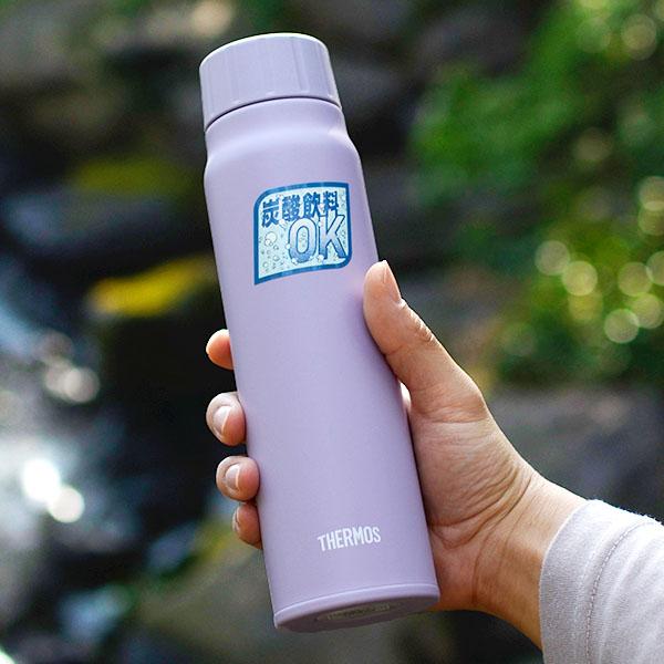 THERMOS（サーモス） 炭酸対応 500ml 水筒 保冷炭酸飲料ボトル 0.5L