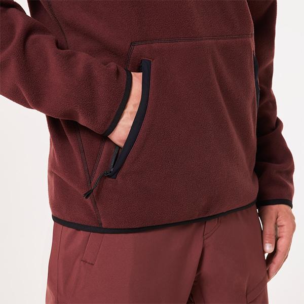 OAKLEY（オークリー） フリース ジャケット メンズ 立ち襟 1/4ジップ