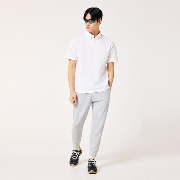 OAKLEY オークリー 半袖ポロシャツ レオパード 総柄 ホワイト系サイズM OAKLEY（オークリー） メンズ 半袖 ポロシャツ O-SYNC PACK POLO
