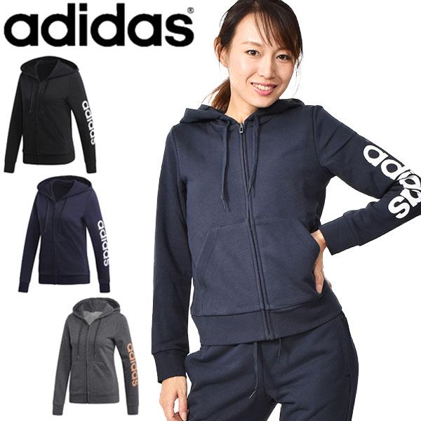 アディダス Adidas レディース W リニアロゴ フルジップ パーカー スウェット トレーナー ウェア Fru96 エレファントsports Paypayモール店 通販 Paypayモール