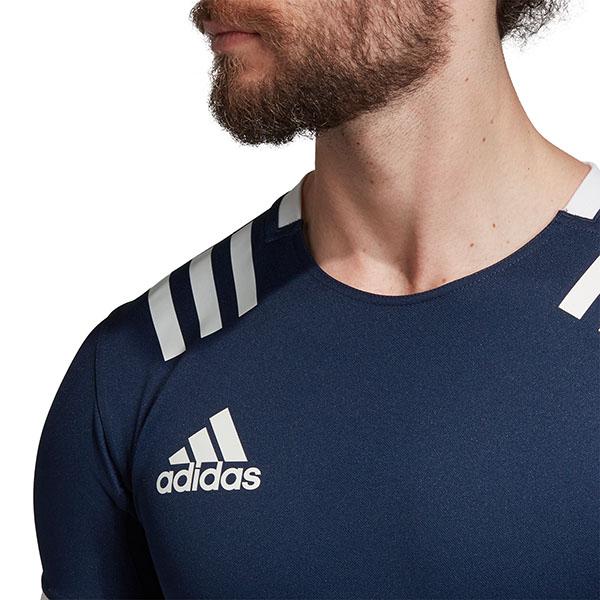 アディダス 半袖 Tシャツ adidas メンズ ラグビースリーストライプス ジャージー ラグビー プラクティスシャツ 練習 3本ライン FXU53｜elephant｜13