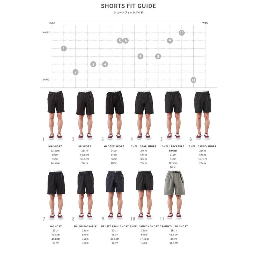 グラミチ ショートパンツ 水陸両用 GRAMICCI メンズ PACKABLE SHORTS パッカブルショーツ ハーフパンツ ゆったりシルエット G2SM-P024 10%off｜elephant｜28