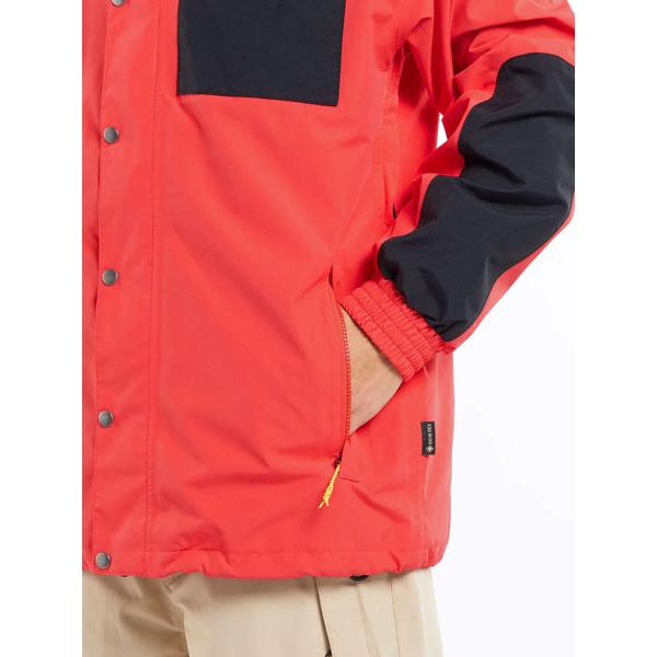 Volcom スノーボードウェア　Sサイズ 赤ジャケット黄パンツGORE-TEX Volcom スノーボードウェア Sサイズ 赤ジャケット黄パンツGORE-TEX