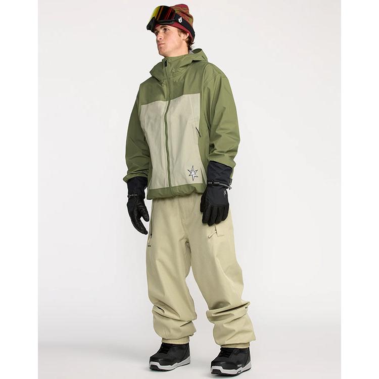VOLCOM（ボルコム） スノーボードウェア ARTHUR 3L JACKET DARK OLIVE