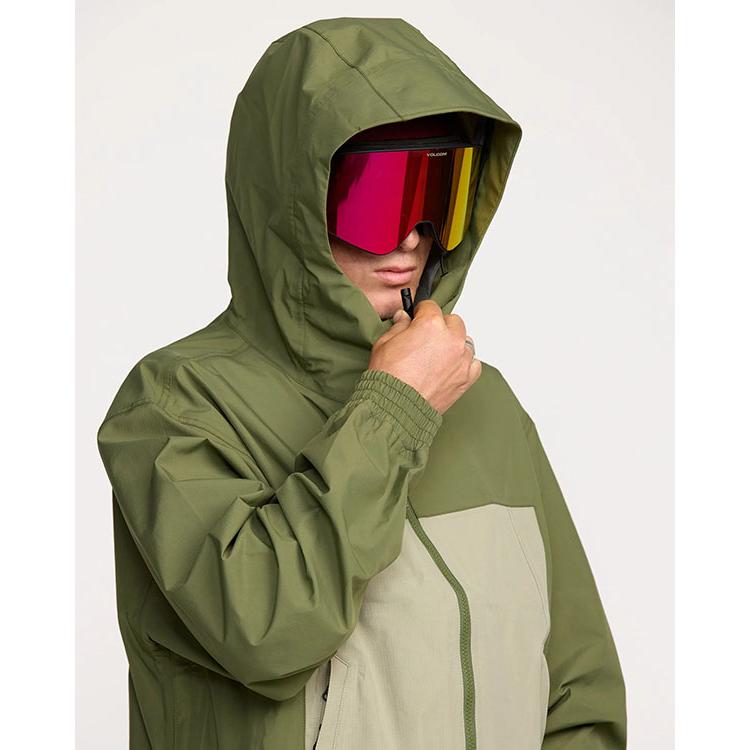 VOLCOM（ボルコム） スノーボードウェア ARTHUR 3L JACKET DARK OLIVE