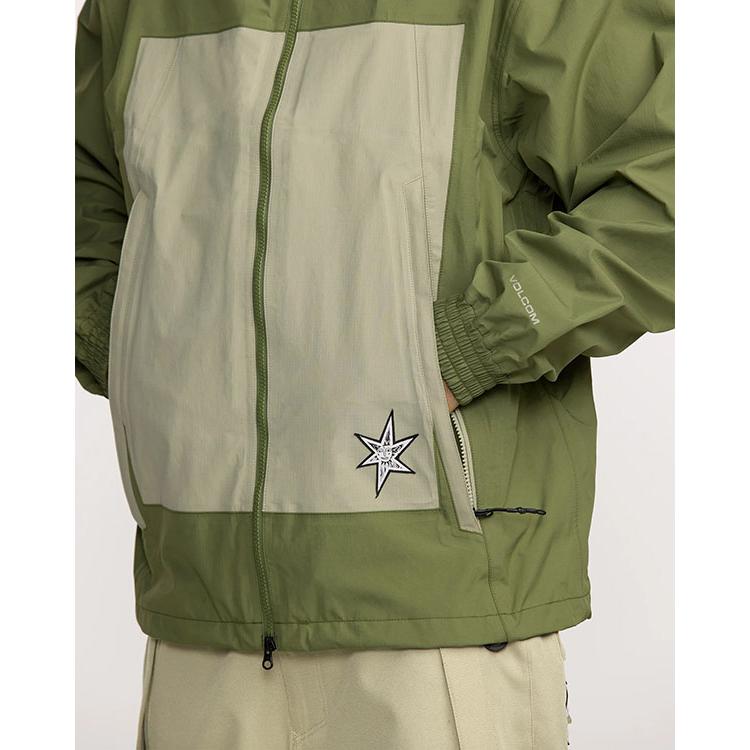 VOLCOM（ボルコム） スノーボードウェア ARTHUR 3L JACKET DARK OLIVE