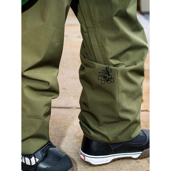 30%off スノーボードウェア VOLCOM ボルコム VLCMXDUSTBOX PANT カーキ 