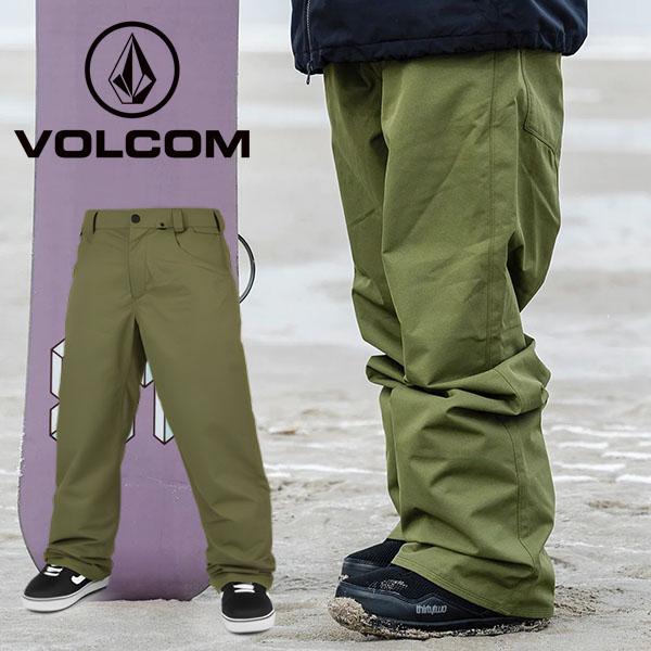 1861【新品未使用】ボルコム スノボウェア メンズ カーキ 5ポケットパンツ VOLCOM（ボルコム） ラスト1着 XLサイズ 45%off スノーボードウェア 5