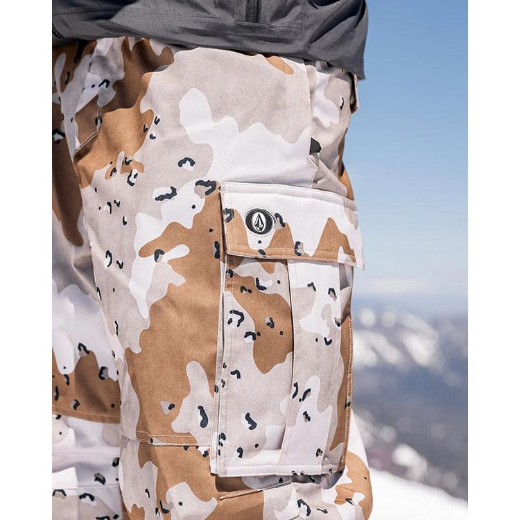 VOLCOM GORE-TEX スノーボードパンツ カモフラージュ VOLCOMスノーボードパンツカモフラージュ VOLCOM GORE-TEX 迷彩
