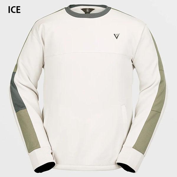 プルオーバー VOLCOM ボルコム メンズ HYDRO RIDING CREW PULLOVER トレーナー スウェット 長袖 撥水 スノーボード 2023-2024冬新作 30%off｜elephant｜03