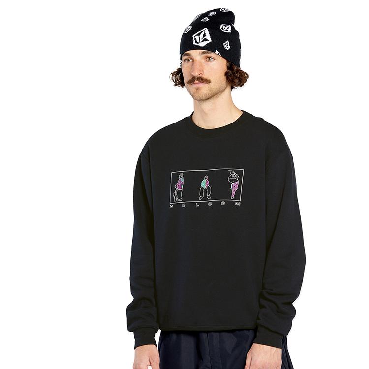 VOLCOM（ボルコム） トレーナー メンズ ESSENTIAL CREW クルーネック