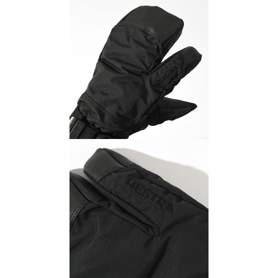 HESTRA（ヘストラ） レザーミトン Gauntlet Sr 3-Finger MITTEN メンズ