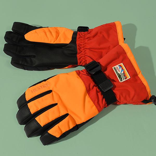 HESTRA（ヘストラ） レザーグローブ Gauntlet Sr メンズ 五指 本革