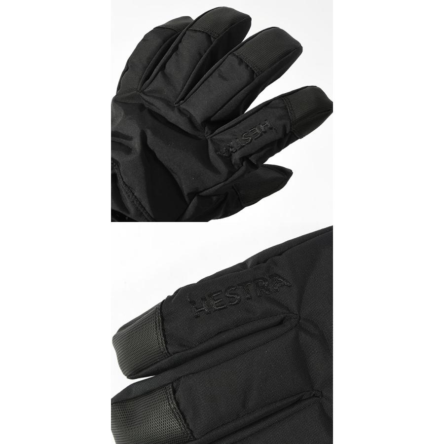 HESTRA（ヘストラ） ラスト1点 ブラック Lサイズ レザーグローブ