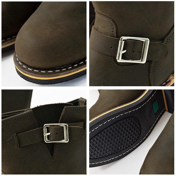 エンジニアブーツ メンズ レディース ブーツ ブラウン 茶 本革 レザー