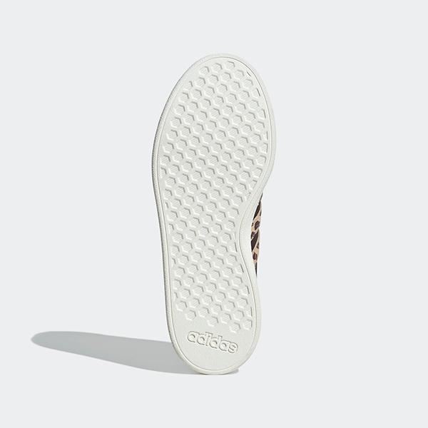 adidas ヒョウ柄 アディダス レディース スニーカー GRANDCOURT