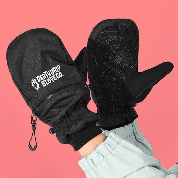 ラスト1点 Lサイズ スノーボード ミトン デスグリップ グローブ