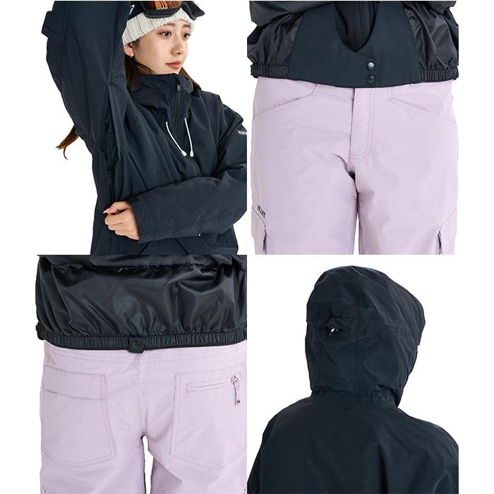 ロキシー ROXY レディース スノーボードウェア アノラック ほぼ新品 美品 ROXY（ロキシー） スノージャケット レディース ALPHA ANORAK JK 2025