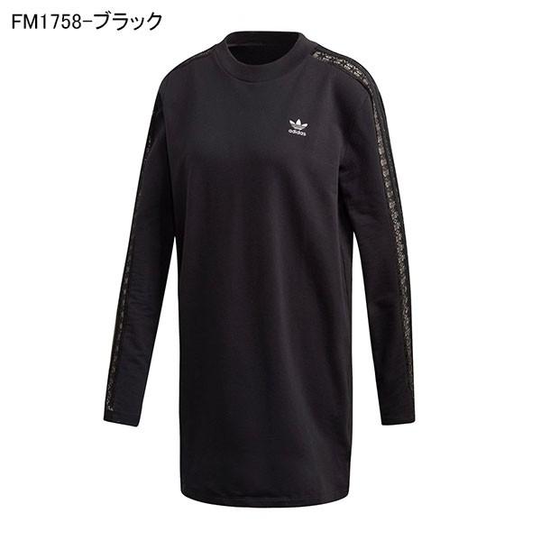 30 Off 袖レース 長袖 Tシャツワンピ Adidas アディダス オリジナルス レディース ロンt ワンピース ロゴ 裏毛 春新作 Gvr36 172 エレファントsports 通販 Paypayモール