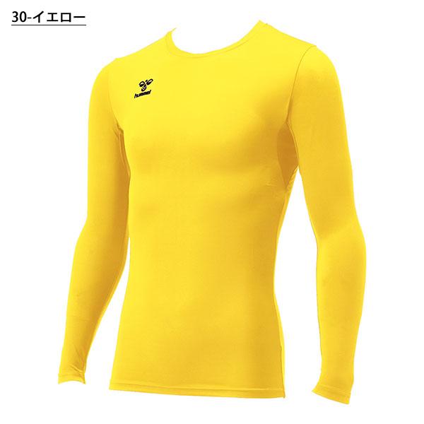 ゆうパケット対応可能！ヒュンメル メンズ 長袖 コンプレッション シャツ hummel フィットインナーシャツ アンダーウェア  吸汗速乾 HAP5153 | hummel | 04