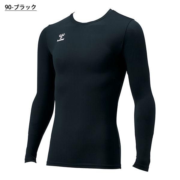 ゆうパケット対応可能！ヒュンメル メンズ 長袖 コンプレッション シャツ hummel フィットインナーシャツ アンダーウェア  吸汗速乾 HAP5153 | hummel | 09