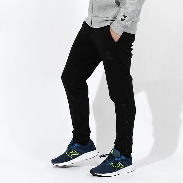 ヒュンメル メンズ レディース スナップボタン付き スウェット ロングパンツ 下 hummel チームボトム オープンスウェットパンツ ウェア HAP8298OP | hummel | 08