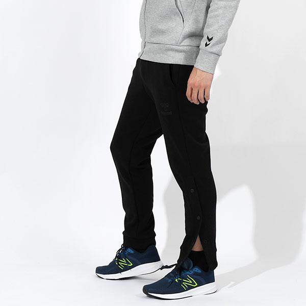 ヒュンメル メンズ レディース スナップボタン付き スウェット ロングパンツ 下 hummel チームボトム オープンスウェットパンツ ウェア HAP8298OP | hummel | 09